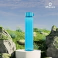 thumbnail image 4 of oliveware Premium RIDGED Range Plastic Water Bottle, 400ml, Set of 3, Blue, 4 of 4