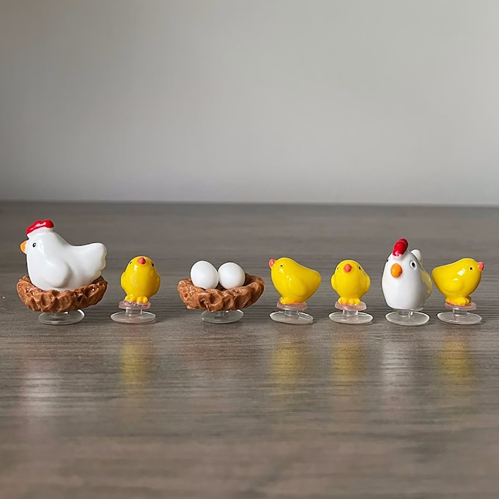 10Pcs Small Yellow Chicken Shoe Charms, Fufafayo Easter Chicken Shoe Charms, Jibbitz Shoe Decorations, Resin Garden Clog Charms for Women andGirls, Cute Shoe Accessories for Party, Gifts or Everyday