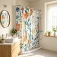 thumbnail image 4 of Fmbmuo Wildflower Shower Curtain 72x47 Inch Waterproof Quick-Dry Polyester Bathroom Curtain with 12 Hooks No-Drill Floral Decor,Multicolor, 4 of 4