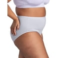 thumbnail image 5 of Fit for Me by Fruit of the Loom Women's Plus Size Cotton Stretch Brief Panties, Full Coverage, 6-Pack, Sizes 1X-5X, 5 of 9