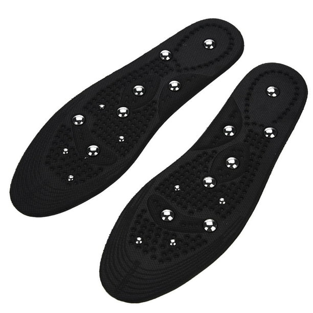 Plantillas magnéticas para Hombres Mujeres Puntos de acupuntura Zapatos para masajear Almohadillas Cura Transpirable Olor para pies Inserciones para Calzado ortopédico(Small Size 36-41) Ecomeon no