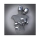 thumbnail image 1 of Amor Arte Moderno Decorativo, 3D Amor Corazón Moderno Lienzo Pintura Colgante De Pared Figura De Metal Estatua Salida De Alta Intensidad, 1 of 8