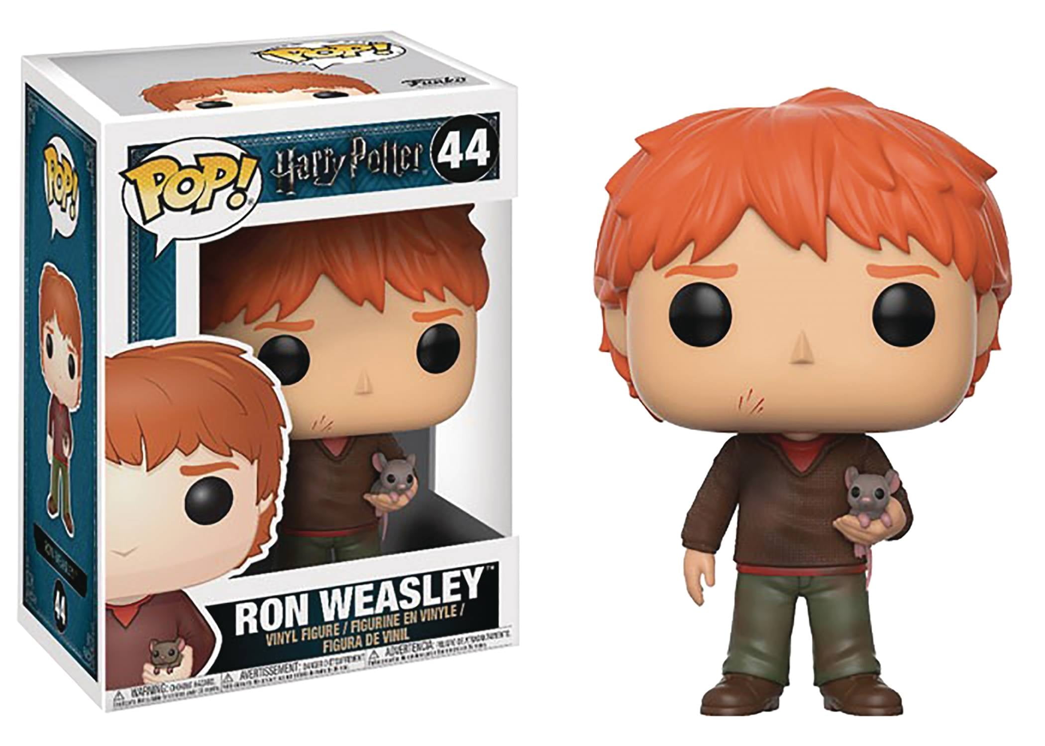 Rommelig Gorgelen partitie Pop Harry Potter Series 4 Ron Weasley with Scabbers Vinyl Figure (Other) -  Walmart.com