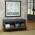 thumbnail image 5 of Crescent Hill Leather Upholstered Bed, Night Stand, and Upholstered Bench-Size:Queen, 5 of 5