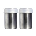 thumbnail image 1 of Dispensador de condimentos y polvos faciales de 2 piezas, de acero inoxidable, para café, botella molida, 1 of 5