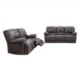 thumbnail image 1 of CorLiving Plush Reclining Bonded Leather Sofa Set, 1 of 9