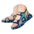 thumbnail image 3 of WUANDIXFA Boys Sandals Kids Hiking Sandals Toddler Sandals Boys Girls Summer Sandals No Slip Rubber Sole Toddler Shoes (Blue, 12), 3 of 7