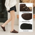 thumbnail image 4 of HSBDNZQ Women's Suede Clogs Mens Leather Mules Comfort Cork Footbed Antislip House Sandals Arch Support Potato Shoes with Adjustable Buckle, 4 of 8