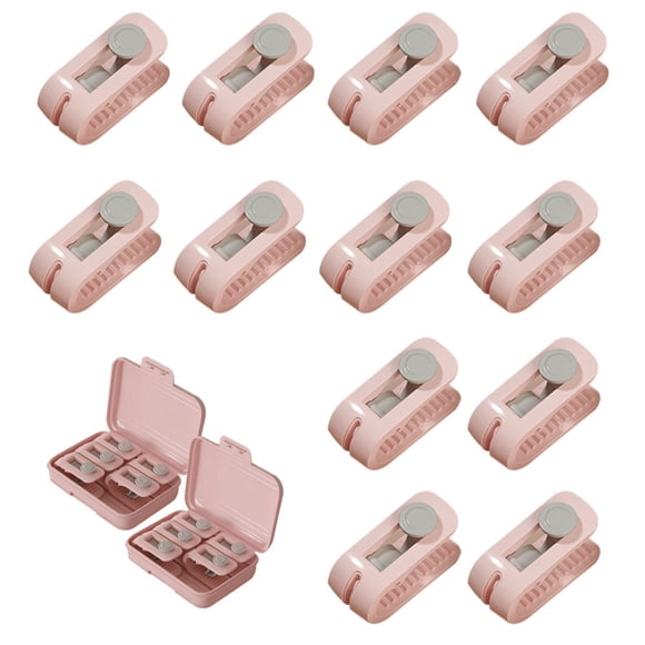 12 Pack No Pins Duvet Clips Quilt Fix Clip Bed Comforter Cover Holder Sheet Clamps Anti-Movement Needle Free Rack for Curtain Fastener Fixture Socks Store