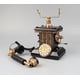 thumbnail image 2 of Teléfono antiguo con manivela rotativa con cable Retro-Teléfonos decorativos vintage, negro, 2 of 5