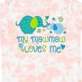 thumbnail image 4 of Inktastic My Mawmaw Loves Me Cute Elephants Boys or Girls Toddler T-Shirt, 4 of 5