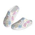 thumbnail image 2 of Lsque Cartoon Bunny Pattern Womens Comfort Cotton on Scuff With Memory Foam and Anti-skid Sole Slipper-46/47, 2 of 7