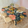 thumbnail image 2 of Pioneer Flower Floral Print Pattern Rectangle Tablecloth 60"x102",Waterproof Polyester Rectangle Table Cloth, Wipeable Spillproof Polyester Tablecloth for Dining, Camping, Indoor and Outdoor, 2 of 5