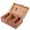 Pine Wood Empty Box, variant on M Buder Multifunction Vintage Wooden Sewing Box Needle Thread Storage Case Empty Box Tower Pattern (8.9 inches / 22.5 cm)[cite: 1]