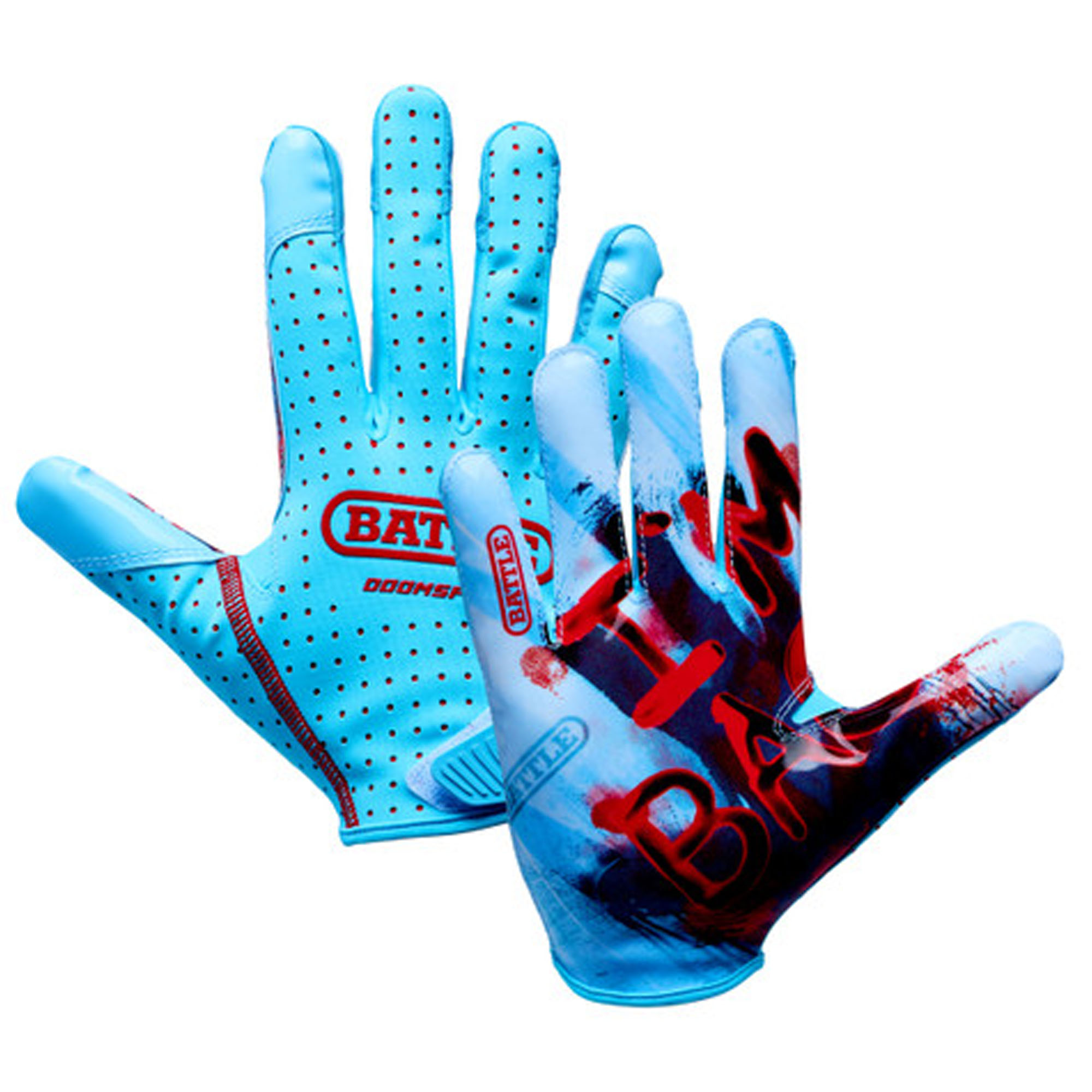 Battle Sports Adult  "I'm Back " Doom Speed Receiver Football Glove - Medium