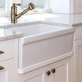 thumbnail image 2 of Glencove 30" Reversible Matte Kitchen Fireclay Sink with  Elegant Beveled Front Apron on one side and a Decorative 2" Lip Plain on Opposite Side, 2 of 7