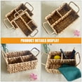 thumbnail image 6 of OUNONA Khaki Woven Basket for Storage Use with Proper Volume and Sturdy Handle 12.5 x 8.5 x 6 inches, 6 of 8