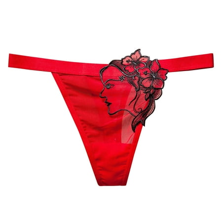 Upioiwer Underwear For Women Plus Size Underwear Women Lace Underwear Thongs Bikini Panties G String Thong Stretch Ladie Brief Thong Black Underwear Underwear Women Cotton Lace Cotton High Waist