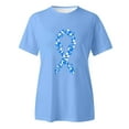 thumbnail image 4 of TSADFHJI Chandail en Molleton pour Femmes Logo Winnipeg T-Shirt Imprimé à Manches Courtes Col Rond Blouse S Bleu, 4 of 4