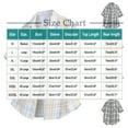 thumbnail image 2 of Awdenio Golf Shirts for Men Plaid Short Sleeve Shirt Casual Button Double Lapel Pockets, 2 of 2