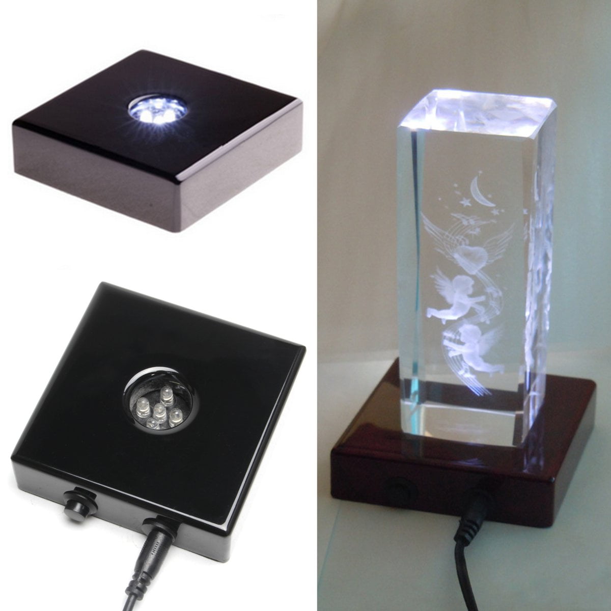 3d Crystal Glass Trophy Laser Led Battery Light Up Stand Lamp Base Home Decor 1 Jolash Pl