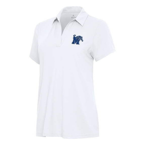 Women's Antigua White Memphis Tigers Era Polo