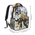 thumbnail image 2 of My Hero Academia Backpack, Anime Daypack Backpack, Casual Travel Laptop Backpack, Lightweight Large Capacity Book Bag, Fit 15 Inch Laptop, 2 of 7