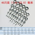 thumbnail image 2 of koolsoo 45pcs Stainless Steel & Ceramic Telescopic Fishing Rod Guides Line s DIY, 2 of 9