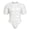 Ivory, variant on Men Water Resistant Padded Bodysuit Zipper Front Round Neck Short Sleeve Leotard Bodysuit for Outdoor Sports Casual Silver XXL