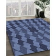 thumbnail image 2 of Ahgly Company Indoor Round Patterned Blue Whale Blue Area Rugs, 8' Round, 2 of 6