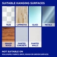 thumbnail image 5 of Permastik Small Adhesive Picture Hooks, Rental Safe - Holds up to 1.65 lbs (9 Pack), 5 of 7