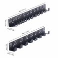thumbnail image 3 of Versatile Iron Tool Rack Wall Mounted Hooks Wrench Rack For Home Garage Workshop Storage Holder Tool Accessories Multicolor, 3 of 4