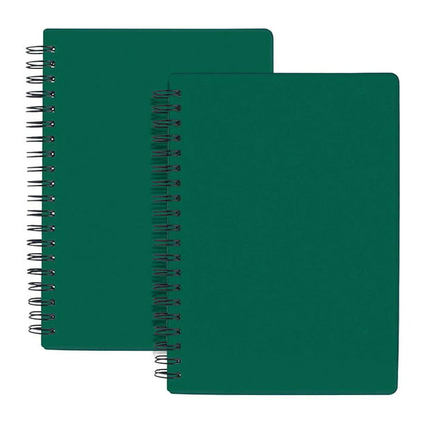 5" X 7" Spiral Notebook, Double Wire Binding, Plastic