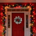 thumbnail image 5 of CozeLy Artificial Needle Red Christmas Wreath for Front Door Window, Christmas Hanging Decorations Winter Holiday Wreath Christmas Door Decor, 5 of 7