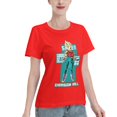 thumbnail image 2 of T-Shirt Basique à Manches Courtes pour Femmes Super Saiyan, 2 of 6