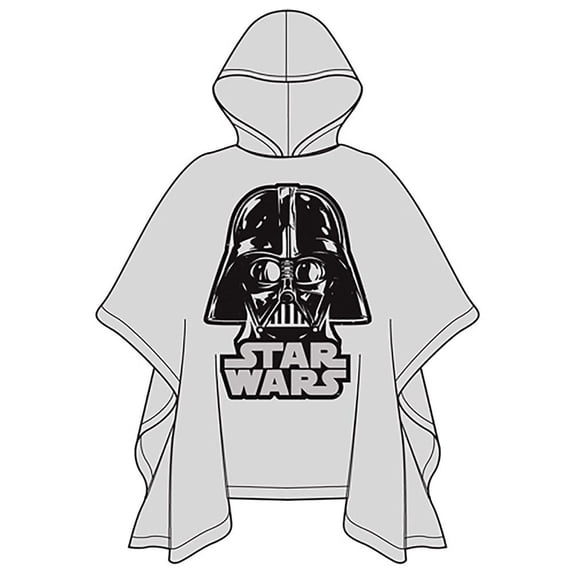 Star Wars Waterproof Clear Vinyl Rain Coat, (Unisex)