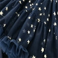 thumbnail image 5 of BFHHYA Girls Leggings with Skirt Footless Star Sparkly Tulle Skirt Pants Kids Ruffle Tutu Pant School Uniform 1-10 Years, 5 of 7