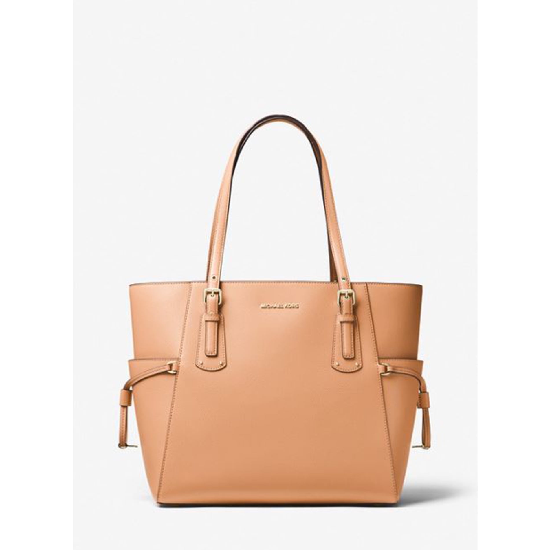 MICHAEL KORS　VOYAGER EW トート MKシグネチャー　ピンク Michael Kors Women's Voyager Large Saffiano Leather Tote Bag