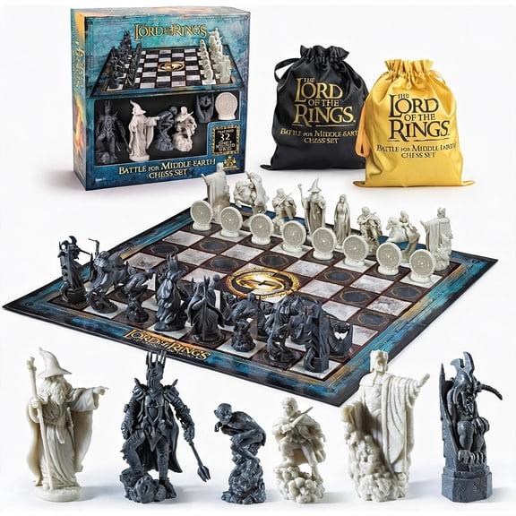 Battle of Good and Evil Chess Set