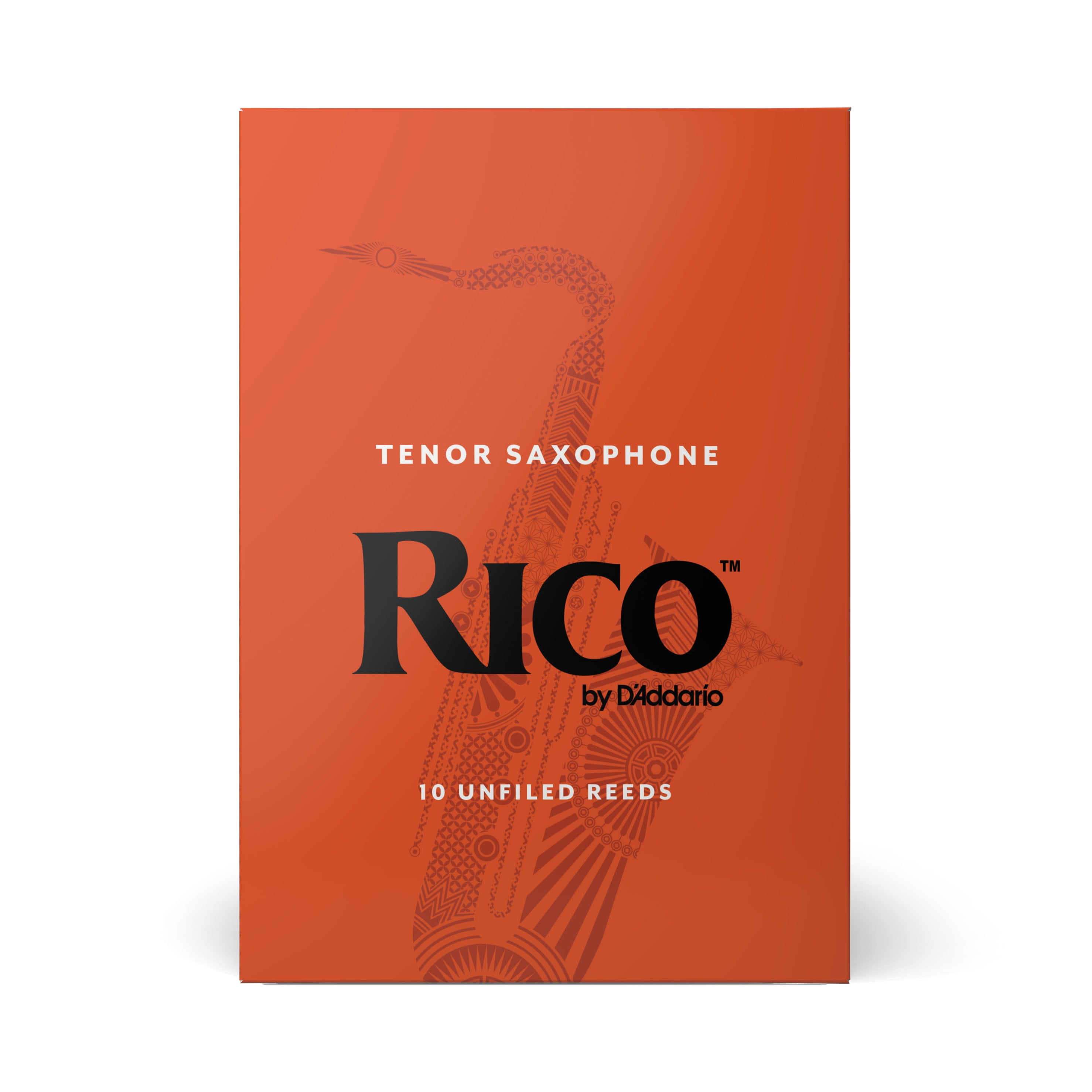 Rico by D'Addario Tenor Sax Reeds, Strength 2.5, 10-pack
