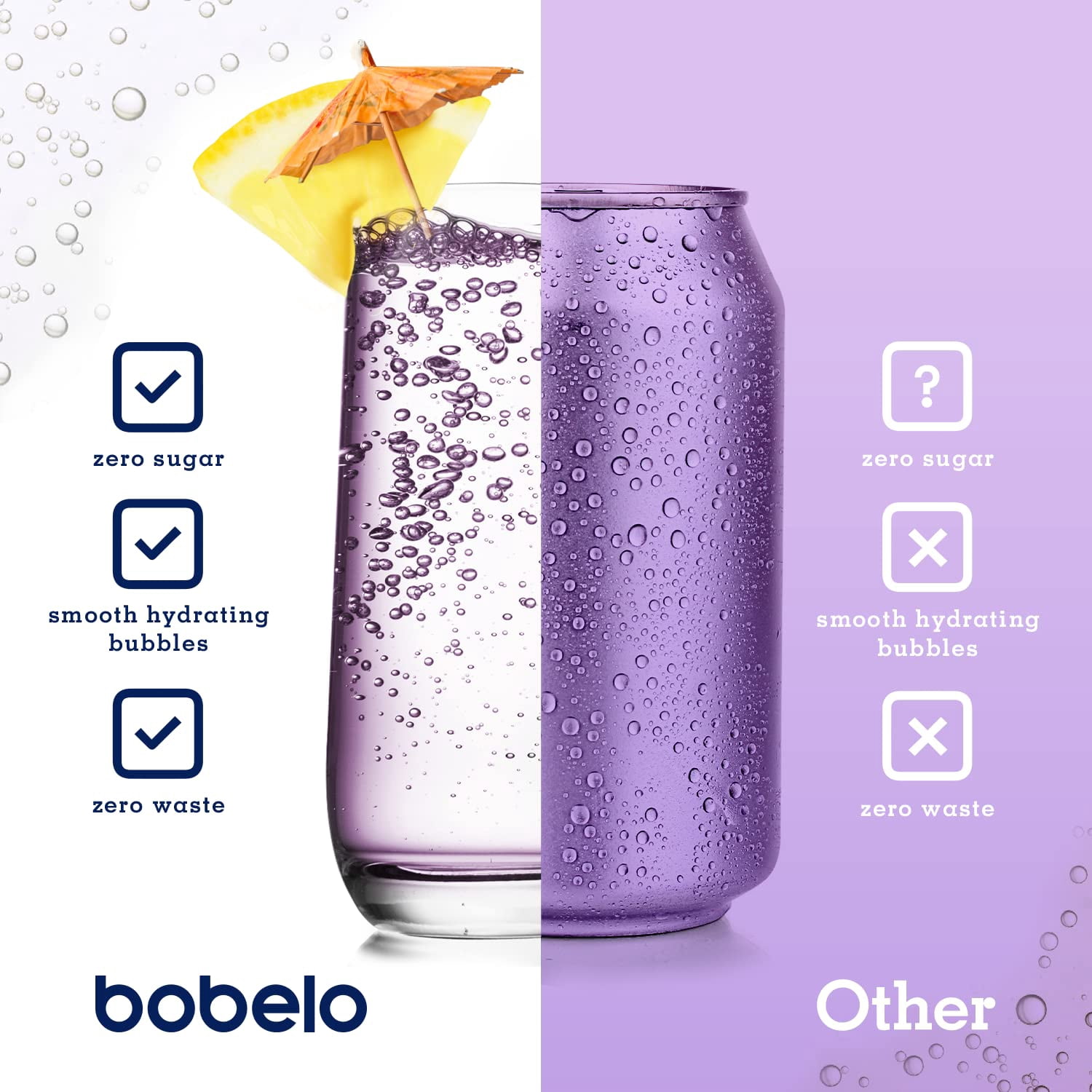 (Pack Of 6) BOBELO Hydration Lavender Lemonade 8 Packets