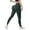 A-Green550, variant on XIAONU Womens Ribbed Seamless Leggings High Waisted Butt Lifting Stretch Pants For Yoga Gym Workout Casual Wear