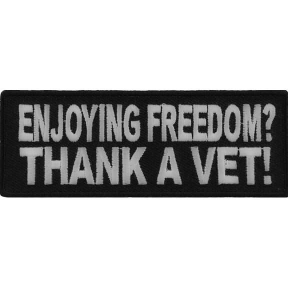 Enjoying Freedom Thank A Vet Patch
