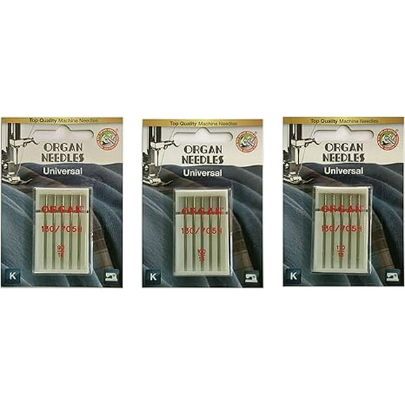 Teamwork Organ Universal Heavy Duty Sewing Machine Needles, 15-Count