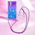thumbnail image 3 of Funda para Nothing Phone 1 Brillantina Líquida Divertida Reluciente y con Cristales en Movimiento Cuerpo Cruzado con Cordón Ajustable, 3 of 5