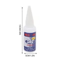 thumbnail image 4 of 20g Universal 502 Super Glue, Quick Dry Instant Adhesive, Strong Bond Glue for Leather, Wood & General Use, 4 of 10