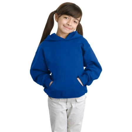 Hanes Girls Pullover Hooded Sweatshirt - P470