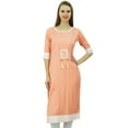 thumbnail image 5 of Bimba Women Rayon Tunic 3/4 Sleeve Chic kurti Kurta Indian Ethnic Dress, 5 of 8