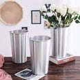 thumbnail image 1 of RENACLIPY Small Flower Bucket Flower Bucket Aluminum Flower Shop Use 1Pcs, 1 of 8