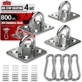 thumbnail image 1 of [ Conjunto de Ganchos para Techo Sprookber Acero Inoxidable 304 Capacidad 400 kg ], 1 of 7